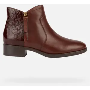 Comparateur de prix : Geox Femme D Felicity Bottines à la Cheville, Marron, 38 EU