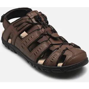Sandales Geox Strada marron foncé - 40 pas cher
