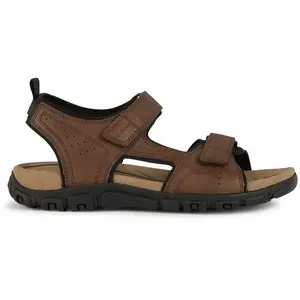 Geox Uomo Sandal Strada B Sport, Marron foncé, 40 EU pas cher