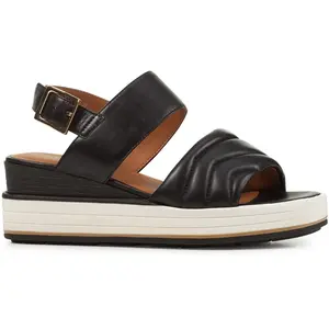 Geox D Rosita au Canada Sandale, Noir, 36 EU pas cher