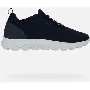 Comparateur de prix : Geox Homme Spherica U Baskets, Navy Blue, 42 EU Étroit