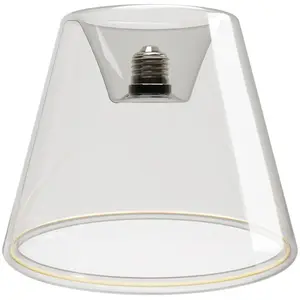 Creative Cables Lampe De Plafond De Designer Fantôme Avec Ampoule Conique Transparente