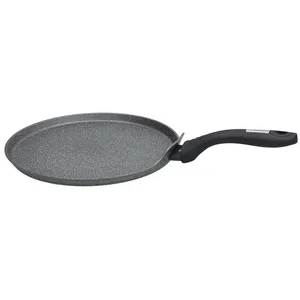 Avilia Crêpe anti-adhésive pour cuisson sans huile   Poêle à crêpes, légumes et viande, en aluminium revêtu de pierre, 25 cmVendu paramazon