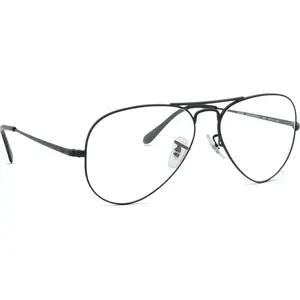 Lunettes de vue RAY-BAN RX 6489 2503 Aviator Optics 55/14 Mixte pas cher