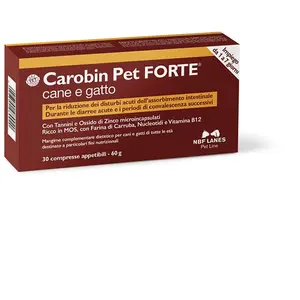 NBF LANES 60g de complément alimentaire Carobin Pet Forte pour chats et chiensVendu parzooplus