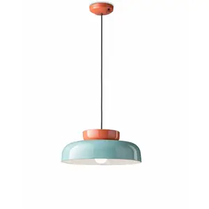 Ferroluce Suspension Maracanà, orange/bleu clairVendu parluminaire