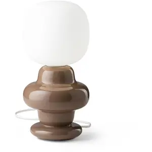 Ferroluce Lampe à poser Copacabana, marron pas cher