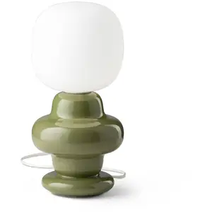Ferroluce Lampe à poser Copacabana, vert sauge pas cher