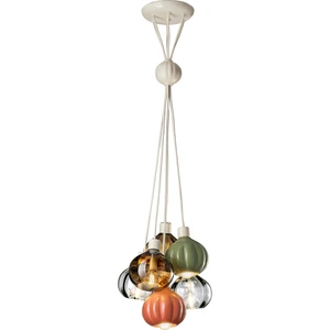 Ferroluce Deco' afoxe C2646, Plafonnier à Suspension en Céramique et Verre, pas cher