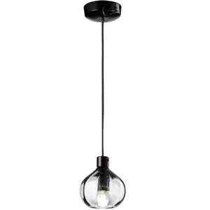 Deco' afoxe C2642, Lampe de suspension en verre Ferroluce pas cher