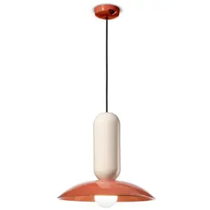 Ferroluce C2630-Suspension Céramique H36cm pas cher