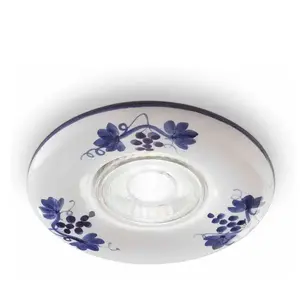 Comparateur de prix : FERROLUCE Classic pescara C481-08, Lampe de plafond Faretto en Céramique,