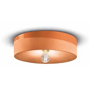 Comparateur de prix : Decò, C1792, Plafonnier d40 Orange, Ferroluce