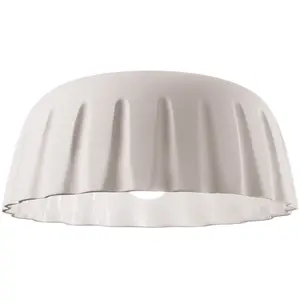 Comparateur de prix : Ferroluce Plafonnier Madame Gres Céramique, hauteur 17 cm, blanc