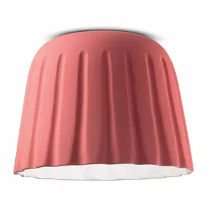 Comparateur de prix : Ferroluce Plafonnier Madame Gres Céramique hauteur 29 cm, rose