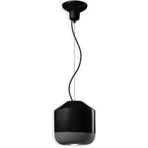 Suspension en céramique noire charbon 24x25cm Bellota - Ferroluce