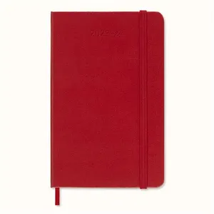 Agenda civil semainier Moleskine Format de poche Rouge pas cher