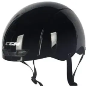 CGM EBI Basic Casque de vélo Unisexe pour Adulte Noir Taille L (59 cm)