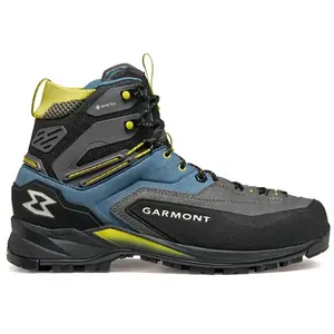 GARMONT Homme Akron Mid GTX Chaussures, Fin Blue-Sheen Yellow, 46.5
