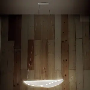 Stilnovo Diphy LED suspension LED, blanc longueur 75,6 cm pas cher