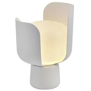 FONTANA ARTE lampe de table BLOM (Blanc - polycarbonate / aluminium) pas cher