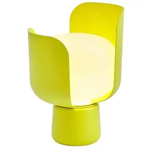 FONTANA ARTE lampe de table BLOM (Jaune - polycarbonate / aluminium) pas cher