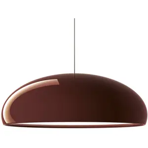 Comparateur de prix : FONTANA ARTE lampe à suspension PANGEN (Rouge - Aluminium verni)