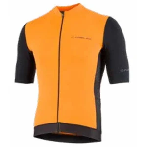 Comparateur de prix : Maillot Nalini New Sun Block manche courte orange noir - S