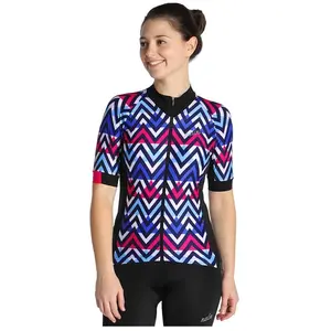 NALINI 02822901100C000.10 AIS RAFFINATA 2.0 Women's T-Shirt Black/Fuchsia S pas cher