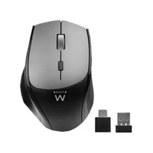 Comparateur de prix : Ewent Ratón Inalámbrico Dual con Click Silencioso 2400DPI Negro