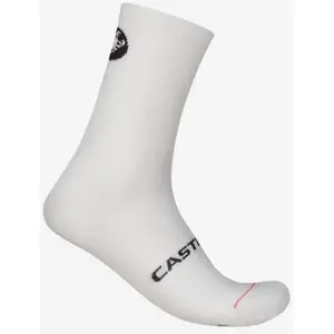 Chaussettes thermiques Castelli Scorpion Logo 15 blanc femme - S-M pas cher