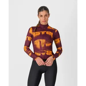 Castelli Maillot manches longues femme Blur Thermal pas cher
