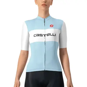 Castelli Maillot manches courtes femme Fan Block pas cher
