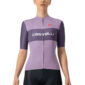 Castelli Maillot manches courtes femme Fan Block pas cher