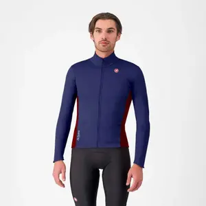 Veste coupe-vent Castelli Entrata 2 bleu foncé bordeaux - XL pas cher