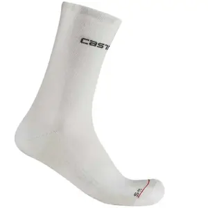 Chaussettes Castelli Diciotto Soft Merino blanc femme - L-XL pas cher