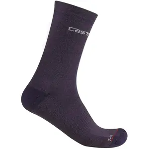 Chaussettes Castelli Diciotto Soft Merino bleu nuit femme - S-M pas cher