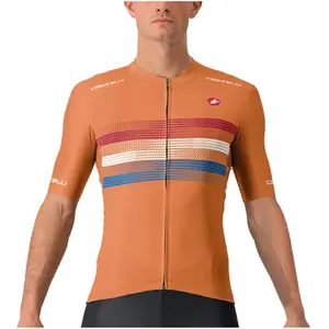Castelli Maillot manches courtes Country Collection Pays-Bas pas cher