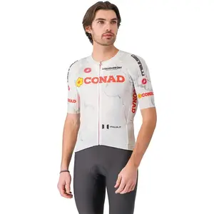 Castelli Maillot manches courtes Race GIRO D'ITALIA Maglia Bianca 2025 pas cher
