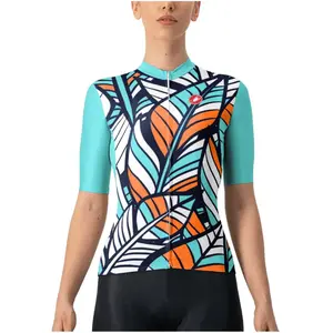 Castelli Maillot manches courtes femme Exotic pas cher
