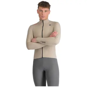 Maillot Sportful Fiandre Shift manches longues beige - M pas cher