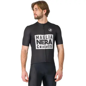 Castelli Maillot Giro d'Italia 2025 Vintage manches courtes noir - MVendu parbobshop