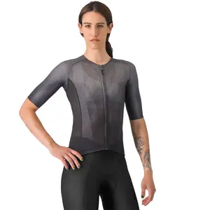 Castelli - Women's Climber's A/C Jersey - Maillot de cyclisme taille L, gris pas cher