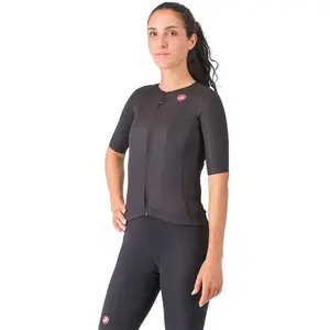 Comparateur de prix : Maillot Castelli Aero RC 8S manche courte noir femme - XL