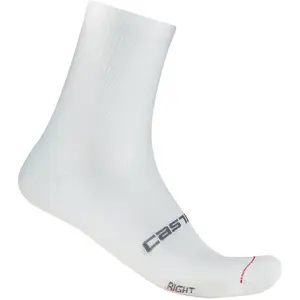 Chaussettes Castelli Espresso 12 blanc - XXL pas cher