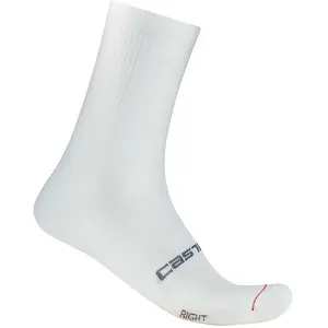 Comparateur de prix : Castelli - Espresso 18 Sock - Chaussettes vélo White - L/XL