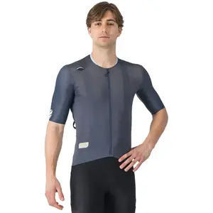 Maillot Castelli Unlimited Pro manches courtes gris foncé - XXL pas cher