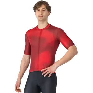 Maillot Castelli Vortice manche courte rouge - 3XL pas cher