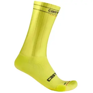 Chaussettes Castelli Fast Feet 3 jaune - L-XL pas cher