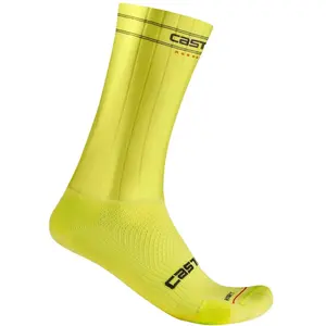 Chaussettes Castelli Fast Feet 3 jaune - XXL